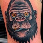 photo example of a gorilla tattoo 28.01.2019 №112 - drawing tattoo gorilla - tattoovalue.net