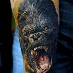 photo example of a gorilla tattoo 28.01.2019 №115 - drawing tattoo gorilla - tattoovalue.net