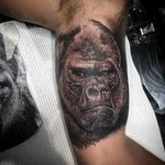 photo example of a gorilla tattoo 28.01.2019 №122 - drawing tattoo gorilla - tattoovalue.net