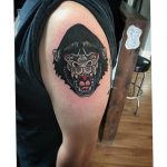 photo example of a gorilla tattoo 28.01.2019 №129 - drawing tattoo gorilla - tattoovalue.net