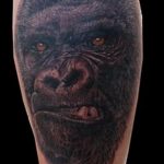 photo example of a gorilla tattoo 28.01.2019 №133 - drawing tattoo gorilla - tattoovalue.net