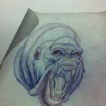 photo example of a gorilla tattoo 28.01.2019 №135 - drawing tattoo gorilla - tattoovalue.net