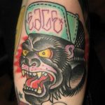 photo example of a gorilla tattoo 28.01.2019 №136 - drawing tattoo gorilla - tattoovalue.net