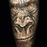 photo example of a gorilla tattoo 28.01.2019 №154 - drawing tattoo gorilla - tattoovalue.net
