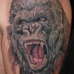 photo example of a gorilla tattoo 28.01.2019 №190 - drawing tattoo gorilla - tattoovalue.net
