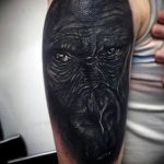 photo example of a gorilla tattoo 28.01.2019 №229 - drawing tattoo gorilla - tattoovalue.net