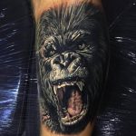 photo example of a gorilla tattoo 28.01.2019 №232 - drawing tattoo gorilla - tattoovalue.net