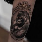 photo example of a gorilla tattoo 28.01.2019 №248 - drawing tattoo gorilla - tattoovalue.net