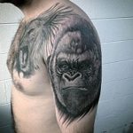 photo example of a gorilla tattoo 28.01.2019 №250 - drawing tattoo gorilla - tattoovalue.net