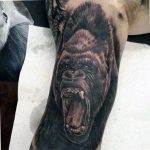 photo example of a gorilla tattoo 28.01.2019 №270 - drawing tattoo gorilla - tattoovalue.net