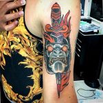 photo example of a gorilla tattoo 28.01.2019 №279 - drawing tattoo gorilla - tattoovalue.net