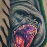 photo example of a gorilla tattoo 28.01.2019 №287 - drawing tattoo gorilla - tattoovalue.net