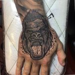 photo example of a gorilla tattoo 28.01.2019 №290 - drawing tattoo gorilla - tattoovalue.net