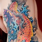 photo goldfish tattoo 04.01.2019 №064 - goldfish tattoo idea - tattoovalue.net