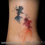 photo goldfish tattoo 04.01.2019 №008 - goldfish tattoo idea - tattoovalue.net