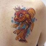 photo goldfish tattoo 04.01.2019 №011 - goldfish tattoo idea - tattoovalue.net
