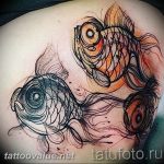 photo goldfish tattoo 04.01.2019 №026 - goldfish tattoo idea - tattoovalue.net