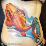 photo goldfish tattoo 04.01.2019 №039 - goldfish tattoo idea - tattoovalue.net