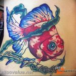 photo goldfish tattoo 04.01.2019 №041 - goldfish tattoo idea - tattoovalue.net