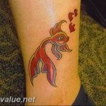 photo goldfish tattoo 04.01.2019 №053 - goldfish tattoo idea - tattoovalue.net