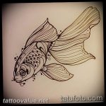 photo goldfish tattoo 04.01.2019 №089 - goldfish tattoo idea - tattoovalue.net