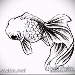 photo goldfish tattoo 04.01.2019 №105 - goldfish tattoo idea - tattoovalue.net