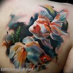 photo goldfish tattoo 04.01.2019 №114 - goldfish tattoo idea - tattoovalue.net