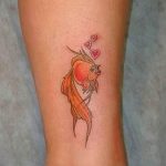 photo goldfish tattoo 04.01.2019 №126 - goldfish tattoo idea - tattoovalue.net