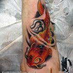 photo goldfish tattoo 04.01.2019 №129 - goldfish tattoo idea - tattoovalue.net