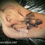 photo goldfish tattoo 04.01.2019 №134 - goldfish tattoo idea - tattoovalue.net