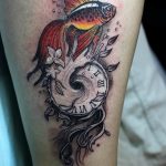 photo goldfish tattoo 04.01.2019 №135 - goldfish tattoo idea - tattoovalue.net