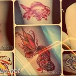 photo goldfish tattoo 04.01.2019 №136 - goldfish tattoo idea - tattoovalue.net