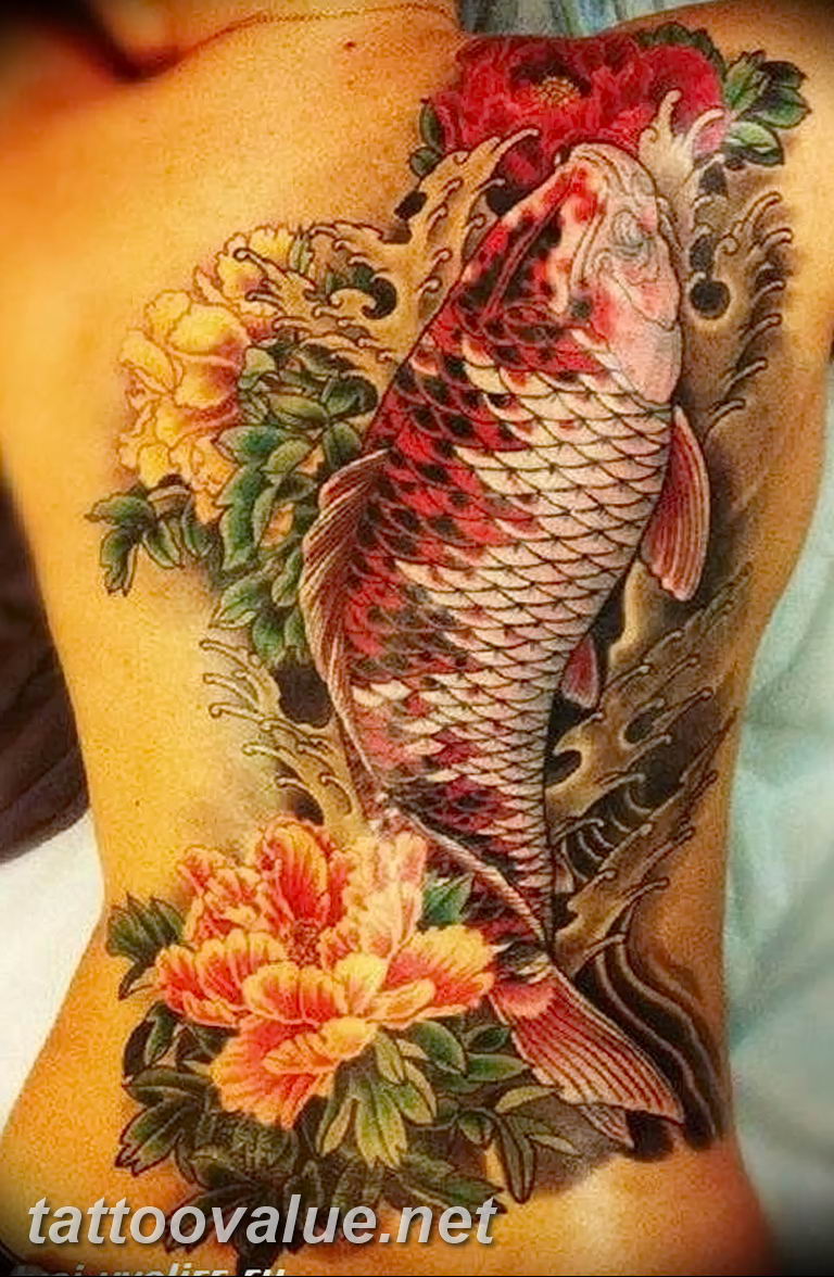 photo goldfish tattoo 04.01.2019 №156 - goldfish tattoo idea - tattoovalue.net