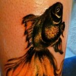 photo goldfish tattoo 04.01.2019 №160 - goldfish tattoo idea - tattoovalue.net