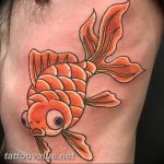 photo goldfish tattoo 04.01.2019 №173 - goldfish tattoo idea - tattoovalue.net