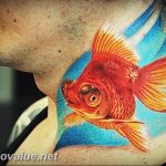 photo goldfish tattoo 04.01.2019 №178 - goldfish tattoo idea - tattoovalue.net