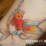 photo goldfish tattoo 04.01.2019 №184 - goldfish tattoo idea - tattoovalue.net