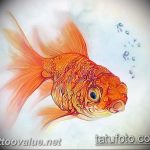 photo goldfish tattoo 04.01.2019 №187 - goldfish tattoo idea - tattoovalue.net