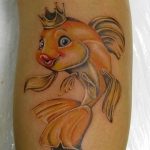 photo goldfish tattoo 04.01.2019 №190 - goldfish tattoo idea - tattoovalue.net