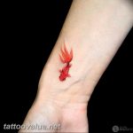photo goldfish tattoo 04.01.2019 №206 - goldfish tattoo idea - tattoovalue.net