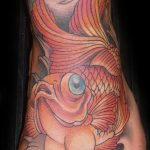 photo goldfish tattoo 04.01.2019 №215 - goldfish tattoo idea - tattoovalue.net