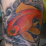 photo goldfish tattoo 04.01.2019 №222 - goldfish tattoo idea - tattoovalue.net