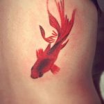 photo goldfish tattoo 04.01.2019 №229 - goldfish tattoo idea - tattoovalue.net