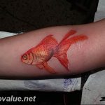 photo goldfish tattoo 04.01.2019 №233 - goldfish tattoo idea - tattoovalue.net