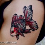photo goldfish tattoo 04.01.2019 №234 - goldfish tattoo idea - tattoovalue.net