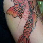 photo goldfish tattoo 04.01.2019 №242 - goldfish tattoo idea - tattoovalue.net