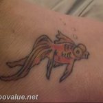 photo goldfish tattoo 04.01.2019 №244 - goldfish tattoo idea - tattoovalue.net