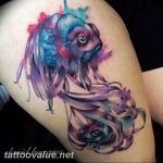 photo goldfish tattoo 04.01.2019 №256 - goldfish tattoo idea - tattoovalue.net