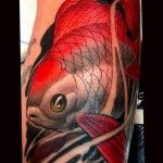 photo goldfish tattoo 04.01.2019 №264 - goldfish tattoo idea - tattoovalue.net