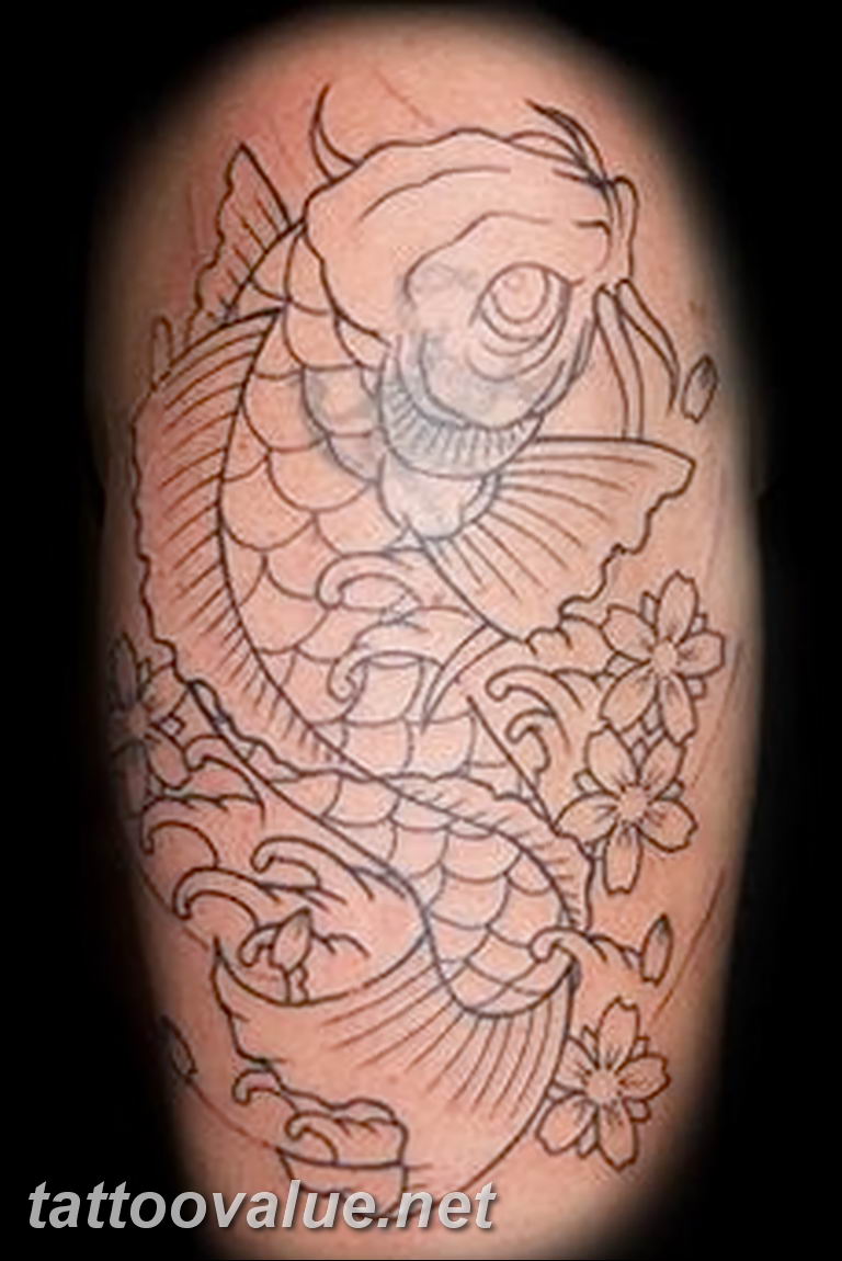 photo goldfish tattoo 04.01.2019 №277 - goldfish tattoo idea - tattoovalue.net